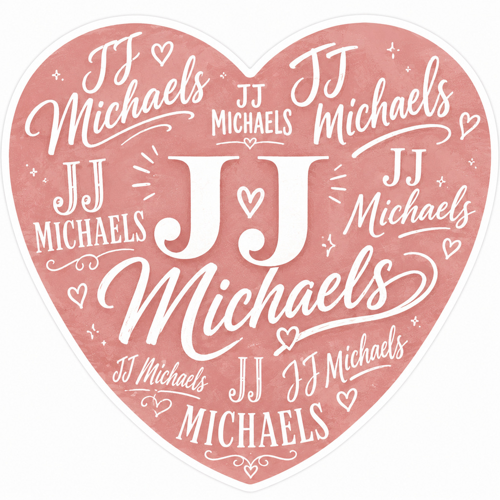 3 JJ Michaels Vertical Actor Stickers