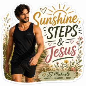 Sunshine Steps Jesus JJ Michaels Sticker
