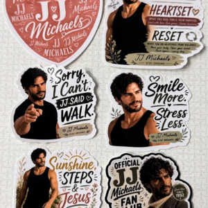 Set of 9 Limited Edition Stickers JJ Michaels Save Money